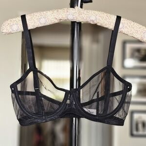 else Black Bare Minimal Underwire Bra